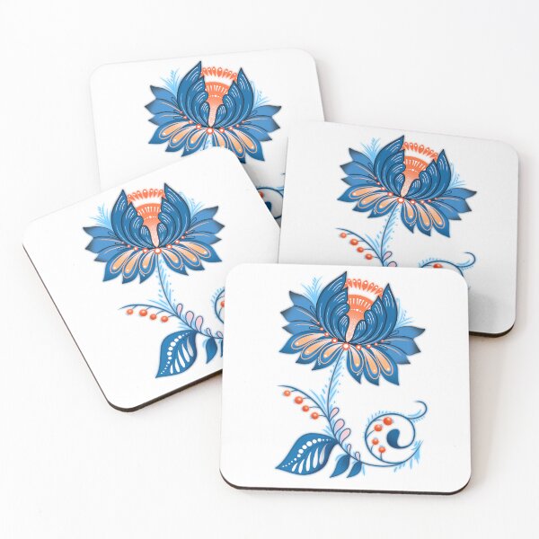 Item preview, Blue Flower Mandala Blossom designed and sold by ART SIFA.