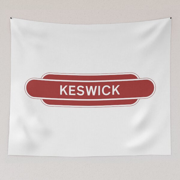 Item preview, Keswick Station Vintage Totem Sign designed and sold by Cumbria Guru.