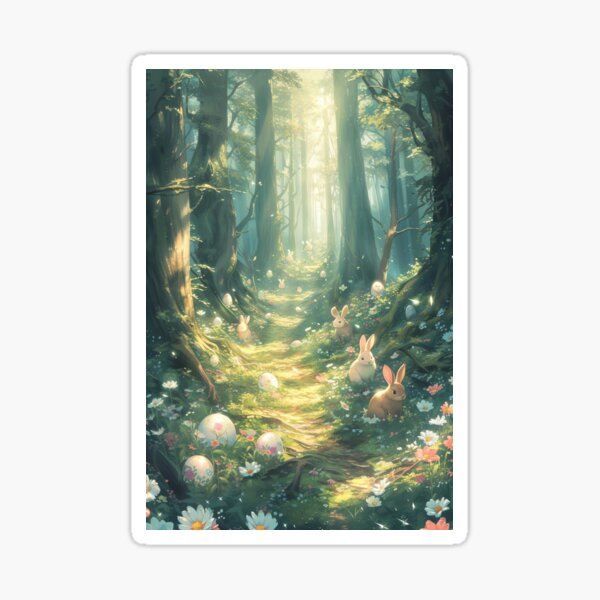 Item preview, Enchanted Easter Adventure designed and sold by cute-animals99.