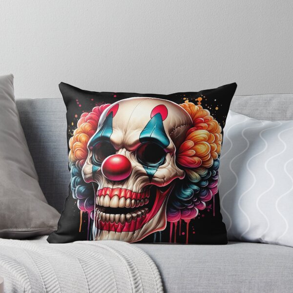 Item preview, clown skull designed and sold by panshop20.