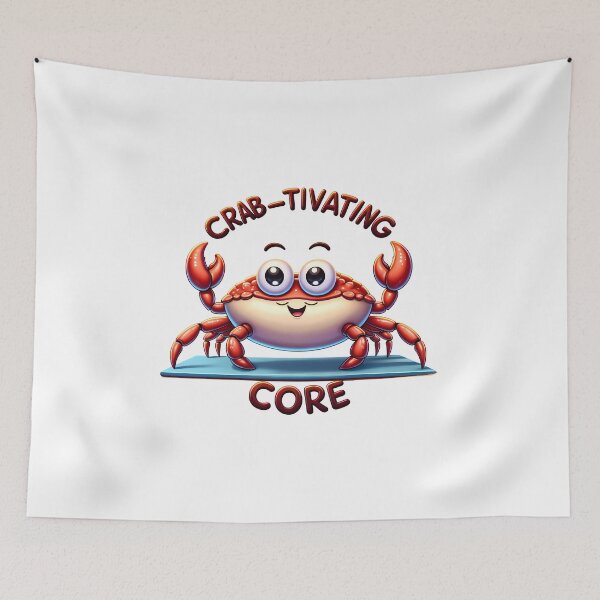 Item preview, Get a Crab-tivating Core Workout! designed and sold by Purrformance.