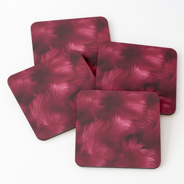 Item preview, Red 2 shiny fluffy feathers designed and sold by LittleWorldShop.