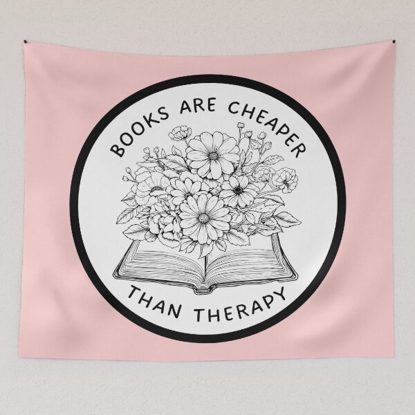 Item preview, Books are cheaper than therapy designed and sold by Neadoodles.