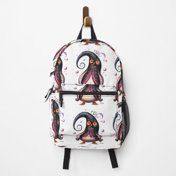 Item preview, Surreal Swirls: Quirky Penguin in a Magical World designed and sold by Moisky Patterns.