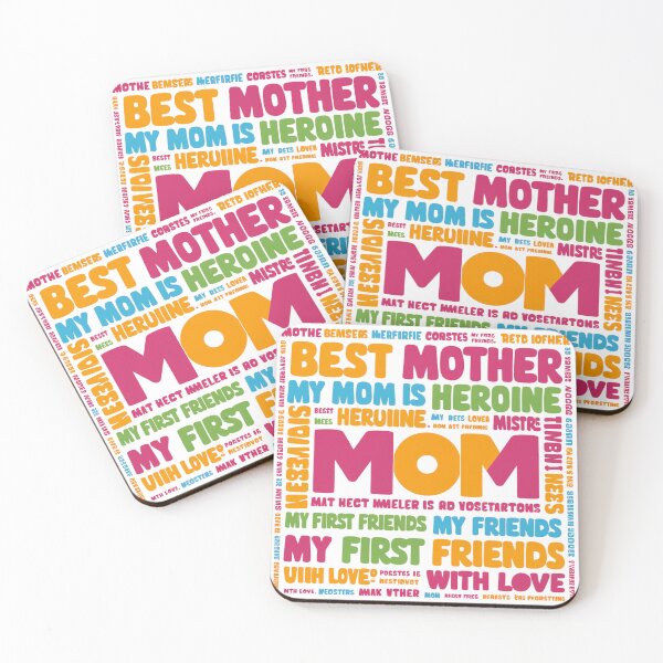 Item preview, #Mother, My Mom, My Mom is Heroine, My First Friends - With Love Design designed and sold by Colorful-Garden.