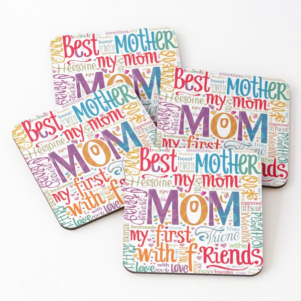 Item preview, #Mother, My Mom, My Mom is Heroine, My First Friends - With Love Design designed and sold by Colorful-Garden.