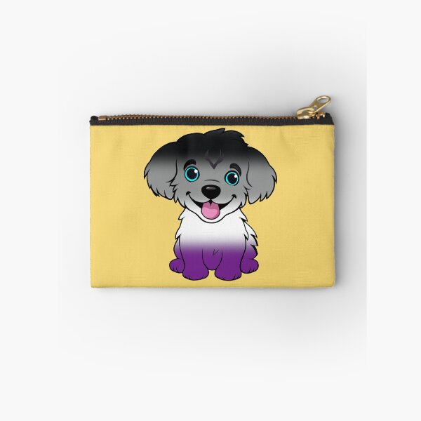 Item preview, Cute Asexual Pride Flag Puppy, Subtle Ace Kawaii Dog Design designed and sold by Travelslightly.