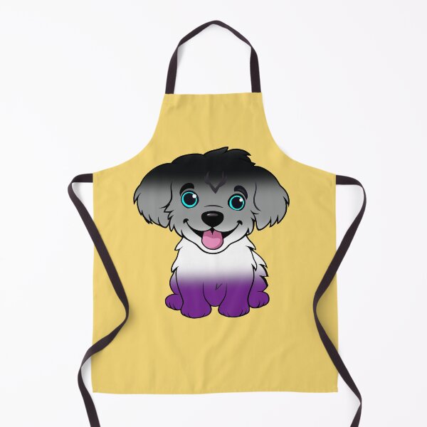 Item preview, Cute Asexual Pride Flag Puppy, Subtle Ace Kawaii Dog Design designed and sold by Travelslightly.