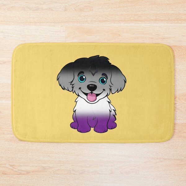 Item preview, Cute Asexual Pride Flag Puppy, Subtle Ace Kawaii Dog Design designed and sold by Travelslightly.