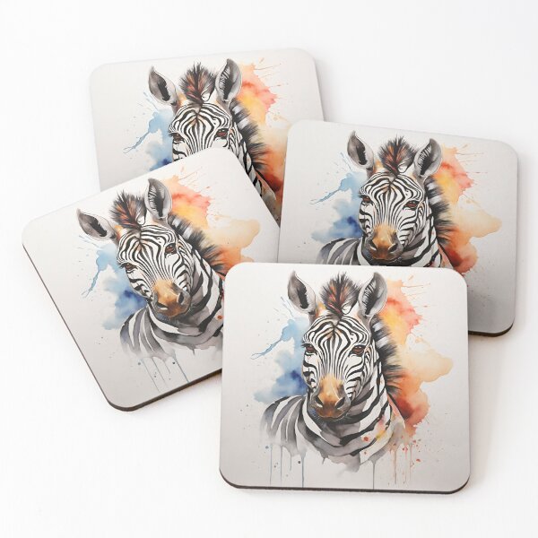 Item preview, Colorful Zebra Face - Watercolor Zebra  designed and sold by PolygonPinnacle.