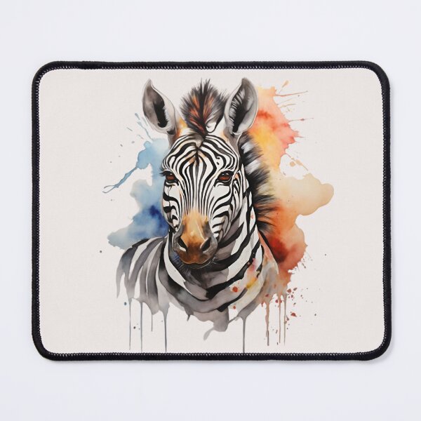 Item preview, Colorful Zebra Face - Watercolor Zebra designed and sold by PolygonPinnacle.