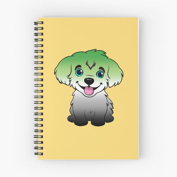 Item preview, Cute Aromantic Pride Flag Puppy, Subtle Aromantic Kawaii Dog Design designed and sold by Travelslightly.
