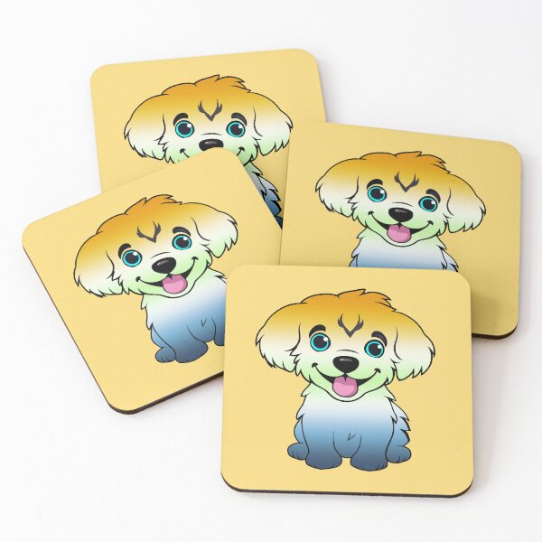 Item preview, Cute AroAce Agender Pride Flag Puppy, Subtle AroAce Agender Kawaii Dog Design designed and sold by Travelslightly.