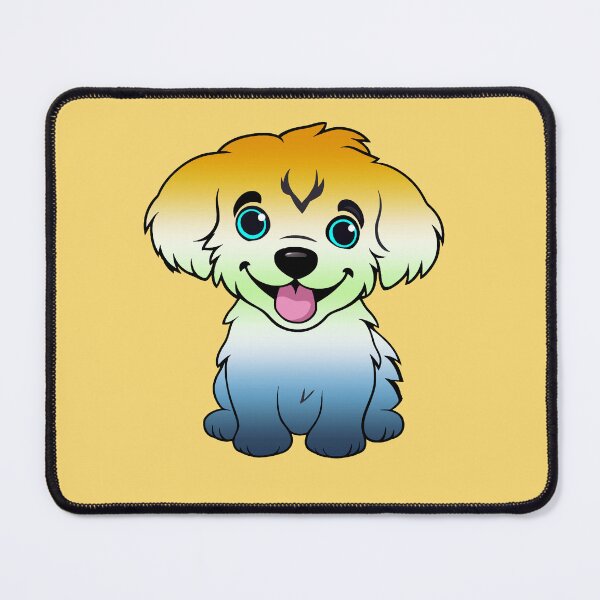 Item preview, Cute AroAce Agender Pride Flag Puppy, Subtle AroAce Agender Kawaii Dog Design designed and sold by Travelslightly.