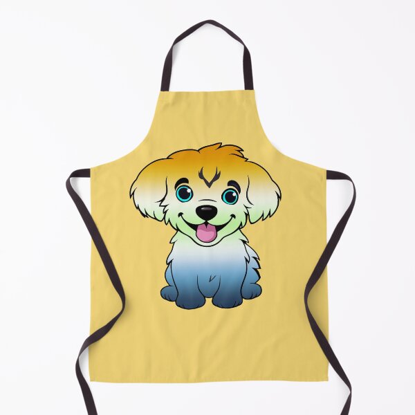 Item preview, Cute AroAce Agender Pride Flag Puppy, Subtle AroAce Agender Kawaii Dog Design designed and sold by Travelslightly.