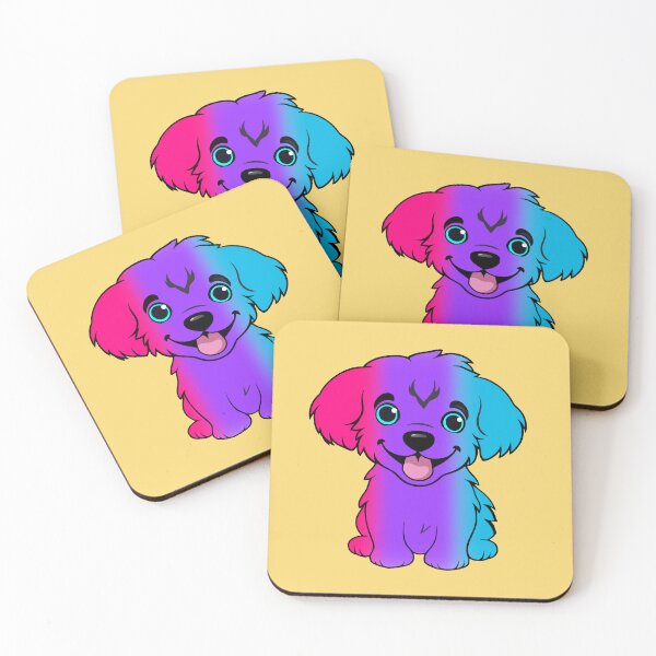 Item preview, Cute Androgynous Pride Flag Puppy, Subtle Androgynous Kawaii Dog Design designed and sold by Travelslightly.