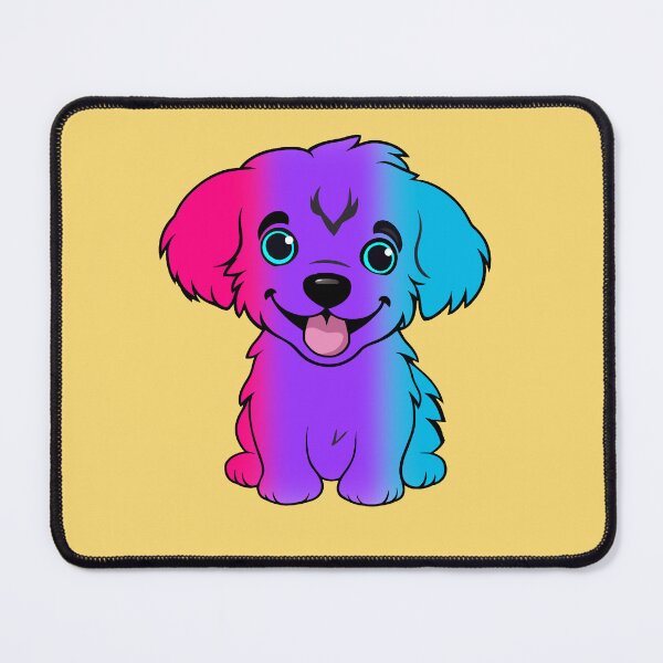 Item preview, Cute Androgynous Pride Flag Puppy, Subtle Androgynous Kawaii Dog Design designed and sold by Travelslightly.