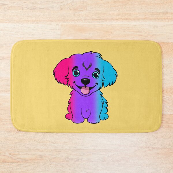 Item preview, Cute Androgynous Pride Flag Puppy, Subtle Androgynous Kawaii Dog Design designed and sold by Travelslightly.