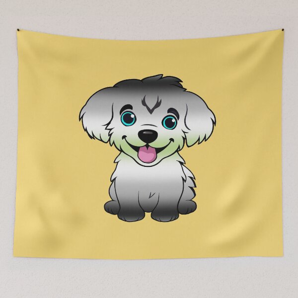 Item preview, Cute Agender Pride Flag Puppy, Subtle Agender Kawaii Dog Design designed and sold by Travelslightly.