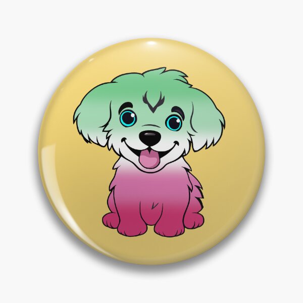 Item preview, Cute Abrosexual Pride Flag Puppy, Subtle Abrosexual Kawaii Dog Design designed and sold by Travelslightly.