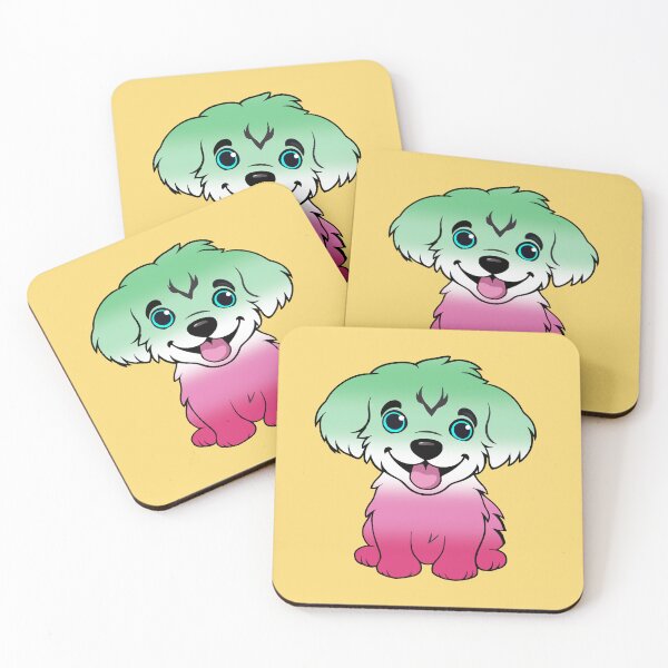 Item preview, Cute Abrosexual Pride Flag Puppy, Subtle Abrosexual Kawaii Dog Design designed and sold by Travelslightly.