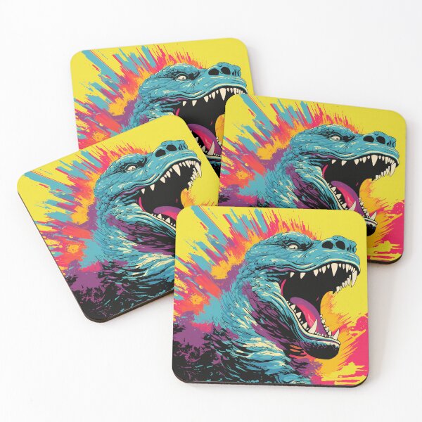 Item preview, Nuclear Lizard Monster Pop Art 1 designed and sold by AstroRisq.