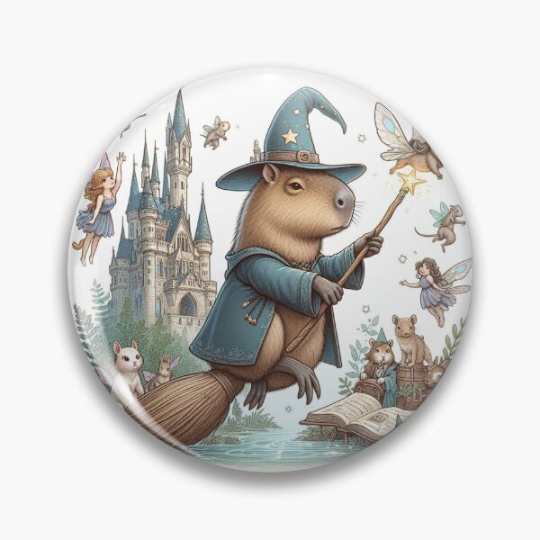 Item preview, Capybara the Adorable Wizzard6 designed and sold by Capybara Art Lover.
