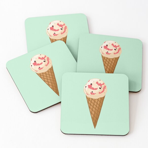 Item preview, Raspberry Cheesecake Ice Cream in Waffle Cone designed and sold by olivepine69.