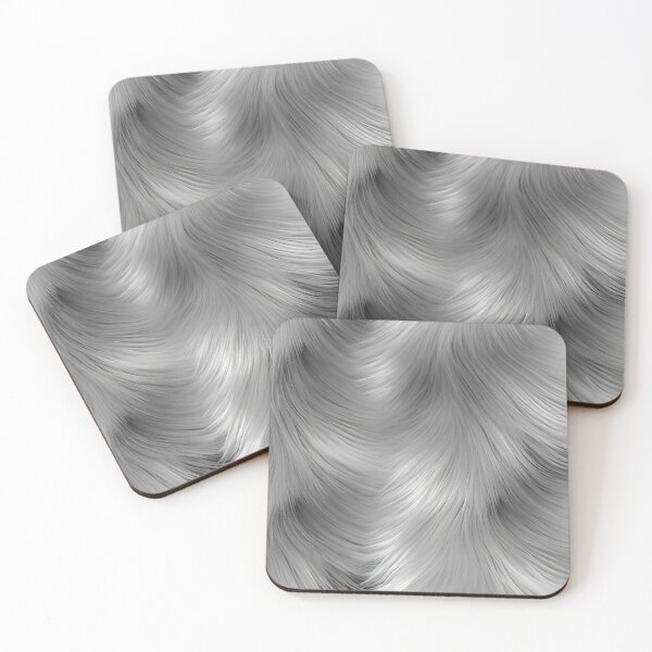 Item preview, Gray 4 shiny fluffy feathers designed and sold by LittleWorldShop.
