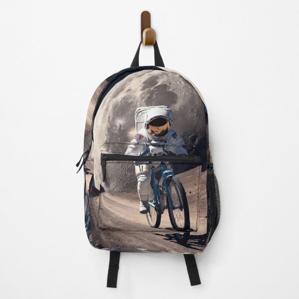 Item preview, Astronaut riding a bicycle designed and sold by M-Y-A-R-T-.