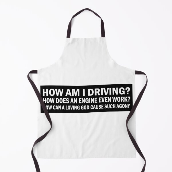 Item preview, How Am I Driving Funny Bumper designed and sold by BUMPER-STICKERS.