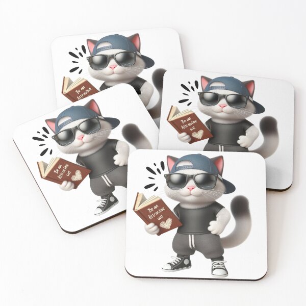 Item preview, Funny Attractive Cat Reading a Book, Funny Cat Gift, Cat read books, Cat Reading Gift  designed and sold by SlocifieShop.