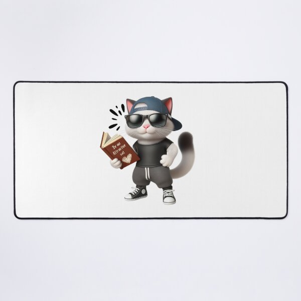 Item preview, Funny Attractive Cat Reading a Book, Funny Cat Gift, Cat read books, Cat Reading Gift  designed and sold by SlocifieShop.