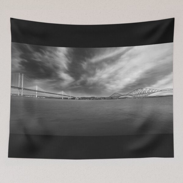 Item preview, Forth Bridges BW designed and sold by Alisonchambers2.