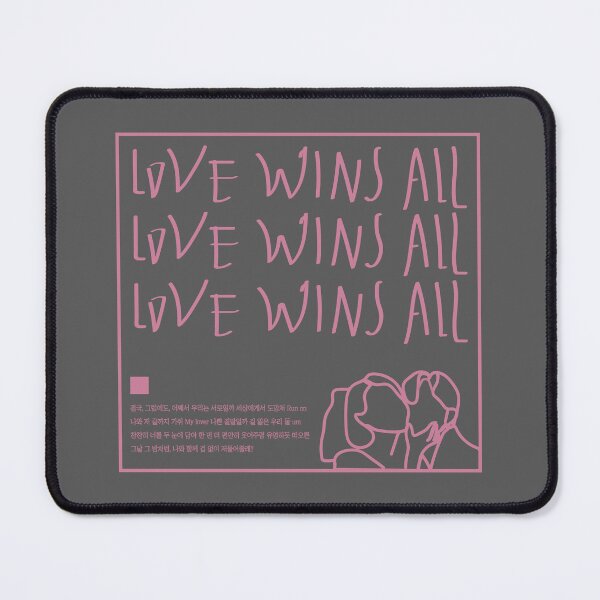 Item preview, Copy of IU LOVE WINS ALL Korean lyrics,아이유 노래 한국어 가사 designed and sold by CURIOUsDADA.