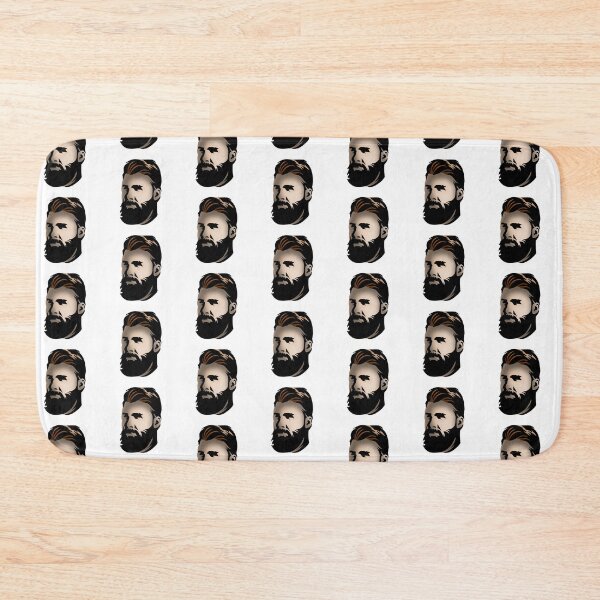 Item preview, Drawing of bearded man  designed and sold by GrizzlyCollective.
