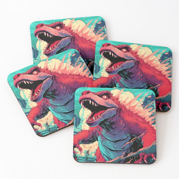 Item preview, Nuclear Lizard Monster Pop Art 3 designed and sold by AstroRisq.
