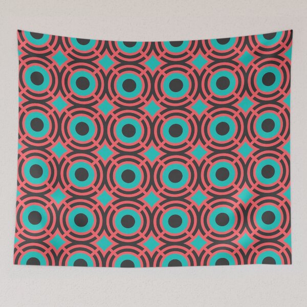 Item preview, Geometric Pattern: Chapateo: Alina Dark designed and sold by Red Wolf.