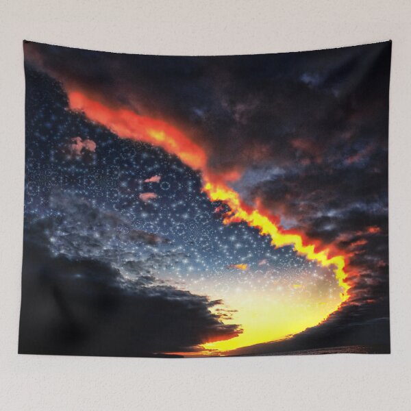 Item preview, Dramatic Cloud, Digital Stars, graduated Light Sky designed and sold by IdoFriedmanArt.
