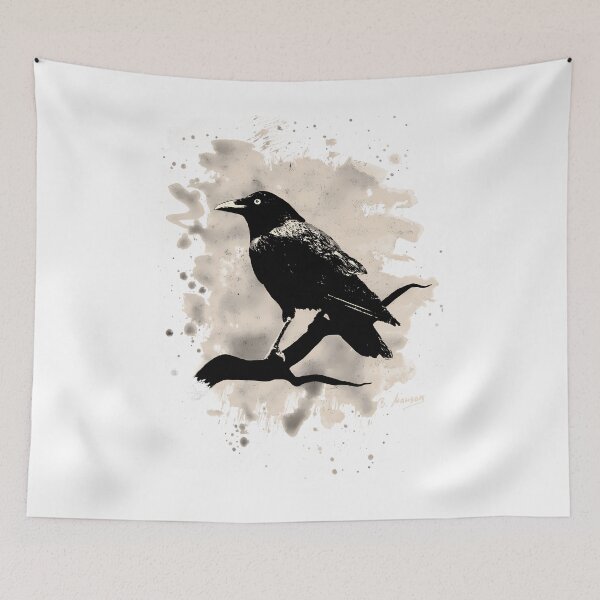 Item preview, Crow Bleached (Creme White) designed and sold by raynishasidney.