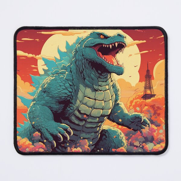 Item preview, Nuclear Lizard Monster Pop Art 4 designed and sold by AstroRisq.