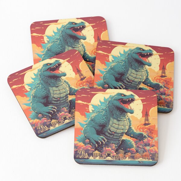 Item preview, Nuclear Lizard Monster Pop Art 4 designed and sold by AstroRisq.