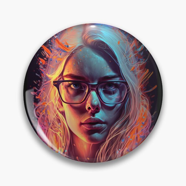 Item preview, Psychedelic girl designed and sold by ShopMaxiDesigns.