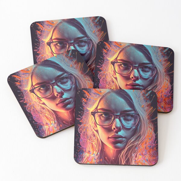 Item preview, Psychedelic girl designed and sold by ShopMaxiDesigns.