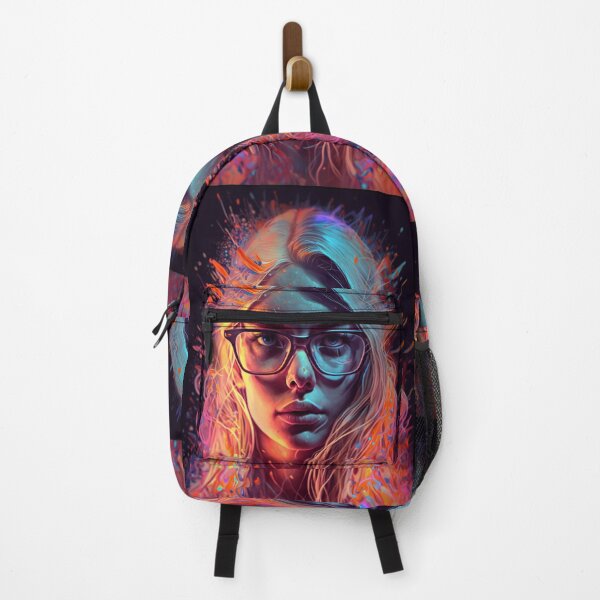 Item preview, Psychedelic girl designed and sold by ShopMaxiDesigns.