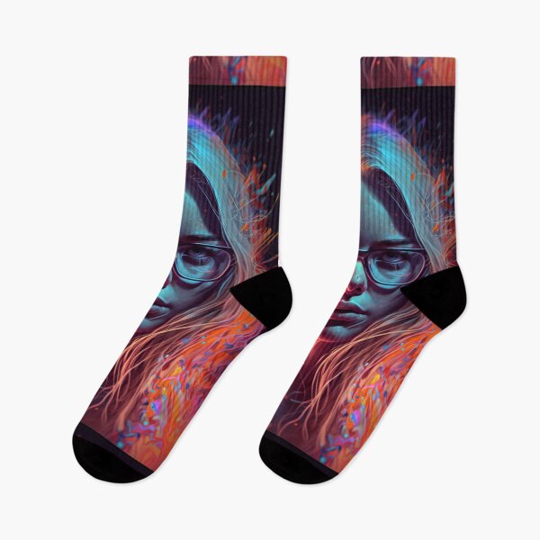 Item preview, Psychedelic girl designed and sold by ShopMaxiDesigns.