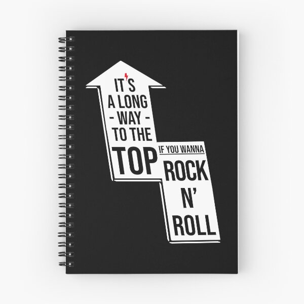 Item preview, It's A Long Way To The Top designed and sold by Fanverse Merchandise.