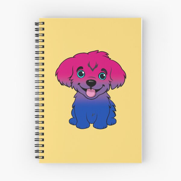 Item preview, Cute Bisexual Pride Flag Puppy, Subtle Bisexual Kawaii Dog Design designed and sold by Travelslightly.