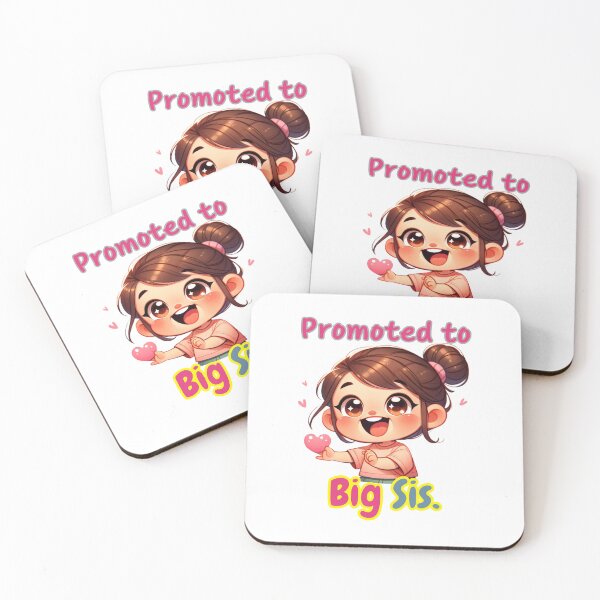 Item preview, New Big Sister Announcement - Cute Family Celebration. designed and sold by Just You Tee | Say It Loud, Wear It Proud.