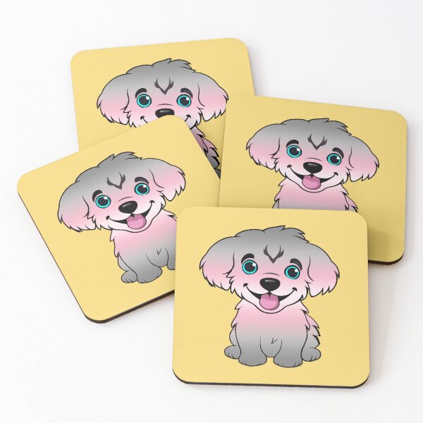 Item preview, Cute Demigirl Pride Flag Puppy, Subtle Demigirl Kawaii Dog Design designed and sold by Travelslightly.